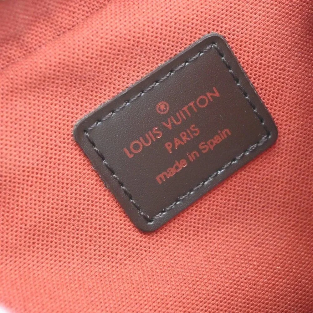 LOUIS VUITTON Geronimos Bum Body Bag Damier Ebene Leather Brown N51994 17KB265